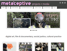 Tablet Screenshot of metaceptive.net